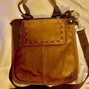 Brown Leather Backpack